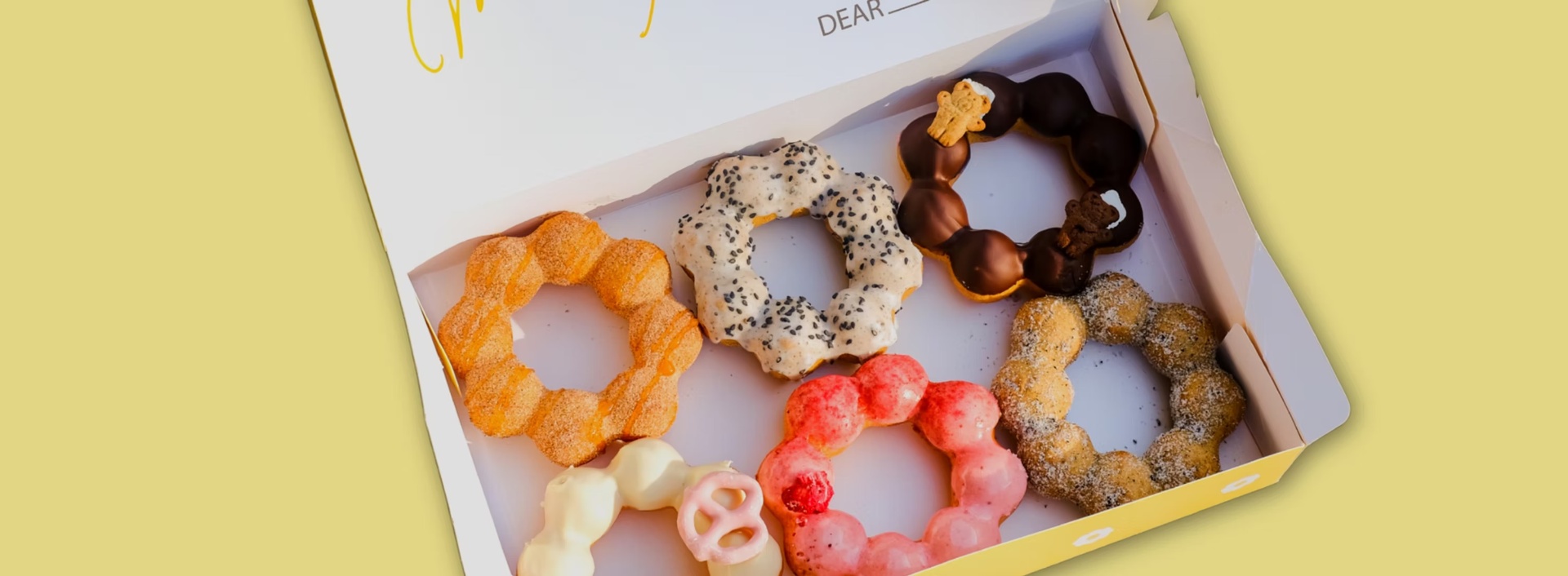 Box of assorted Mochinut donuts